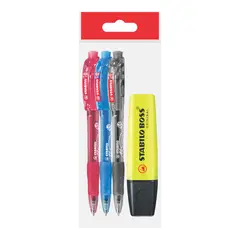 STABILO - Pack Marathon x3 + Resaltador Boss