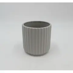 CASA JOVEN - MACETA PIEDRA LINEAS ORQUIDEA 14CM SURT