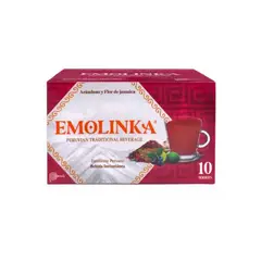 undefined - Emoliente Instantaneo Jamaica Arandano Emolinka Caja 10 Sobres