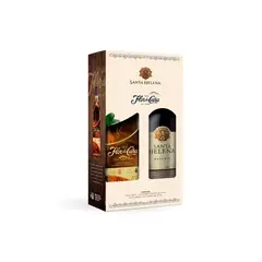 SANTA HELENA - Vino Carmenere Reserva 700 mL + Ron Flor de Caña 4 Años 750 mL