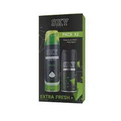 undefined - Pack Sky City Extra Fresh Espuma de Afeitar 200 mL + Body Spray 150 mL