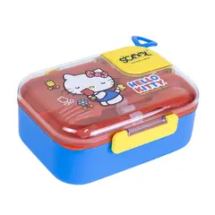 SCOOL - Taper con División y Cubiertos Acero Hello Kitty 1L