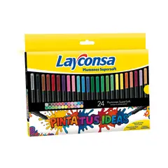 LAYCONSA - Plumones Super Soft 24 Und