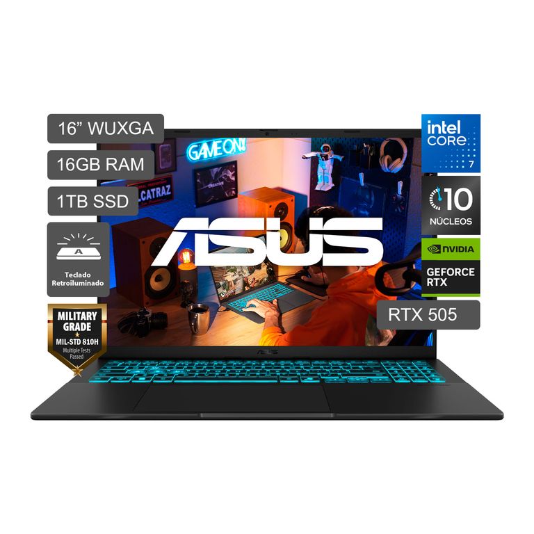 Laptop Gamer V16 C7 240H 1TB Ssd 16 GB Rtx5050 8GB