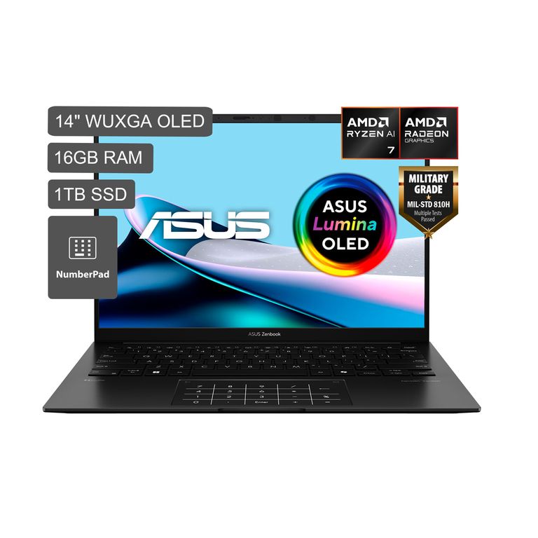 Laptop Zenbook 14 OLED R7 445 1TB 16GB Oled