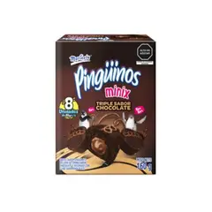 MARINELA - Bizcocho Pinguino Mini Triple Chocolate Caja 8 Und