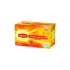 LIPTON - Infusión Té Negro English Breakfast Caja 20 Sobres