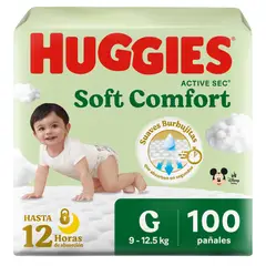 HUGGIES - Pañales Activesec Talla G Empaque 100 Und
