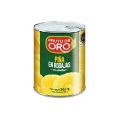 undefined - PINA EN RODAJAS FRUTO DE ORO X567G