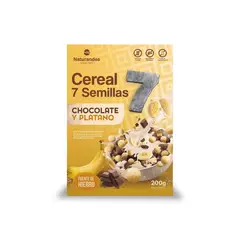 NATURANDES - CEREAL 7 SEMILLAS CHOCO PLATANO X 200G