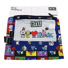 undefined - Set de Estuches BT21 x3 Unidades