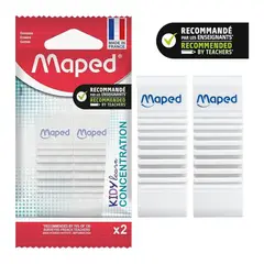 MAPED - Goma Kidylearn Concentración x2 Flowpack