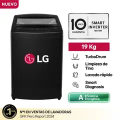 LG - LAVADORA WT19OBVTB