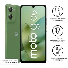 MOTOROLA - Smartphone G06 4+128Gb Verde