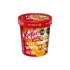 KIT KAT - Helado Caramel Layers Pote 900 mL