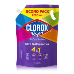 CLOROX - Lejía Ropa Color Doypack 2.2 L