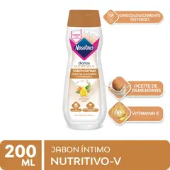 NOSOTRAS - Jabón Íntimo Nutritivo V10 Botella 200 mL