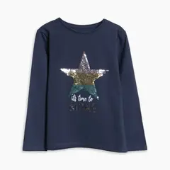 REDWOOD - Polo Manga Larga Lentejuelas Niña