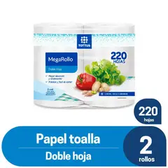 TOTTUS - Papel Toalla Megarollo Pack 2 Und