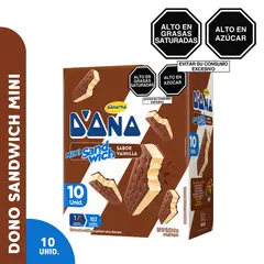 D'ONOFRIO - Helado Mini Sandwich Donofrio Caja 10 Und