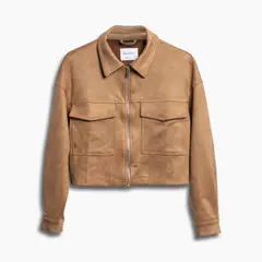 REDWOOD - Casaca Suede Bolsillos Mujer