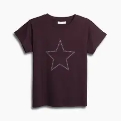 REDWOOD - Polo Oversize Studs Mujer