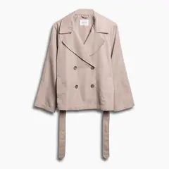 REDWOOD - Abrigo Corto Trench Coat Mujer