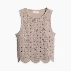 REDWOOD - Top Tejido Crochet Mujer