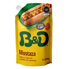 undefined - Mostaza B&D Doypack 850 g