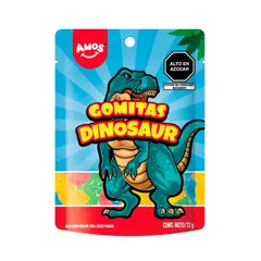 AMOS - Gomitas 4D Gummy Dinosaurs Bolsa 72 g