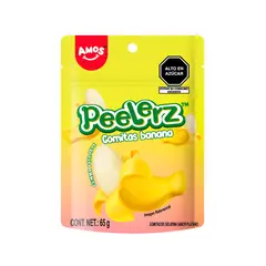 AMOS - Gomitas Peelerz Sabor Banana Bolsa 65 g