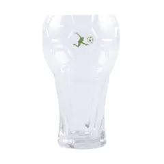 CASA JOVEN - Vaso Vidrio Forma Pelota de Fútbol 580 mL