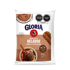 GLORIA - Base para Helado Sabor Chocolate Envase 946 mL