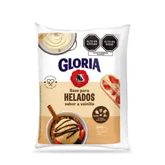 GLORIA - Base para Helado Sabor Vainilla Envase 946 mL