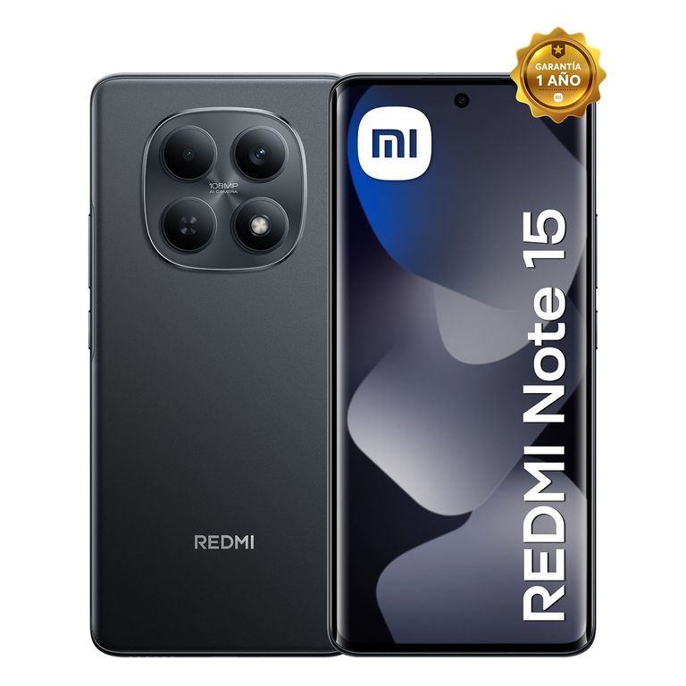 Smartphone Redmi Note 15 Negro 8Gb 256Gb