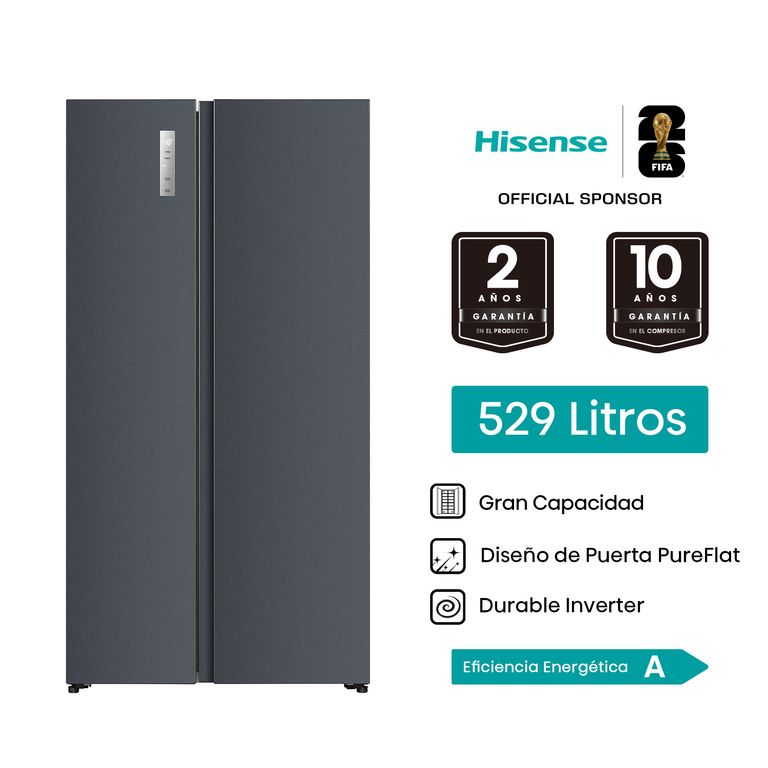 REFRIGERADORA SIDE BY SIDE 529L