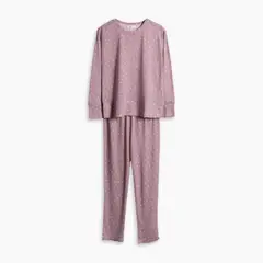 REDWOOD - Pijama Larga Tejida Mujer