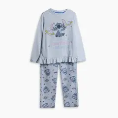 DISNEY - Pijama Franela Stitch Niña Redwood