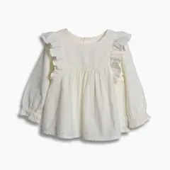 REDWOOD - Blusa Quilt Vuelos Bebé Niña