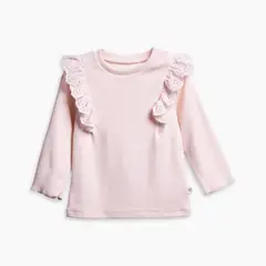 REDWOOD - Polo Manga Larga Rib Bobo Bebé Niña