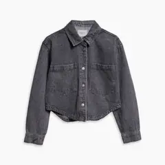 REDWOOD - Casaca Jean Crop Mujer