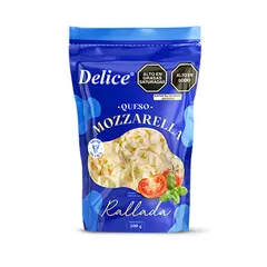 DELICE - Queso Mozzarella Rallado Doypack 200 g
