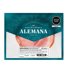 undefined - Jamón Artesano Tipo Salchicha Alemana Empaque 200 g