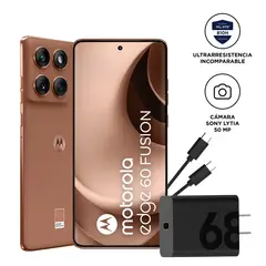 MOTOROLA - Smartphone Moto Edge 60 Fusion 8+256 Marron