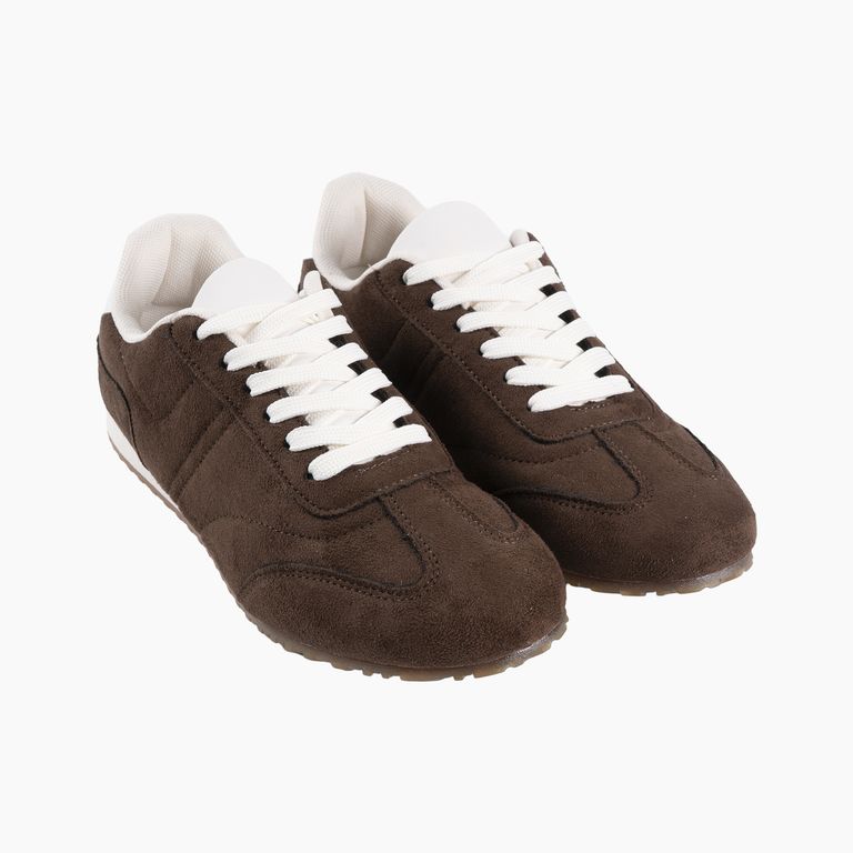 Zapatilla Casual Suela Baja Bicolor Mujer