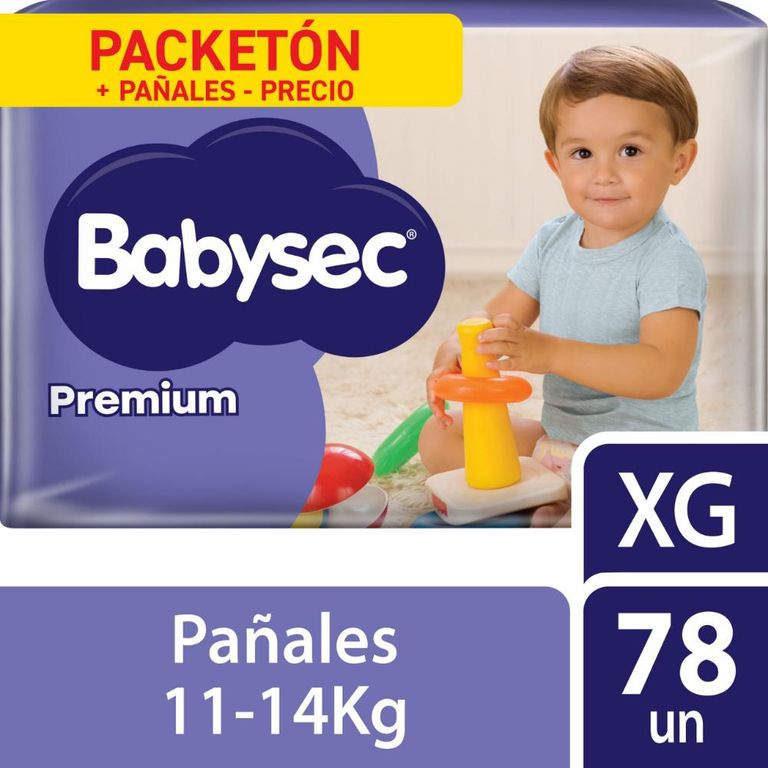 Pañal Premium Talla XG Empaque 78 Und