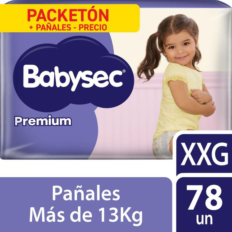 Pañal Premium Talla XXG Empaque 78 Und