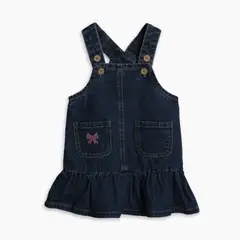 REDWOOD - Vestido Peplum Denim Bebé Niña