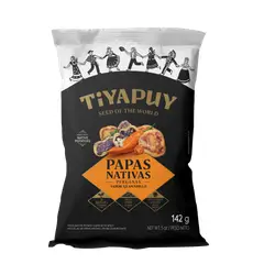 TIYAPUY - Papas Nativas Ají Amarillo Bolsa 142 g