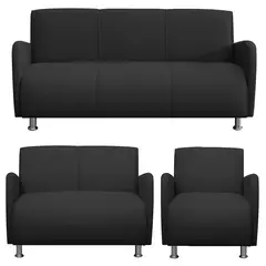 CASABELLA - Juego De Sala 321 Navia Negro